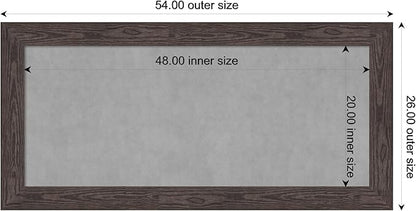 Amanti Art Black Framed Magnetic Board 26x54 Oversize Vision Board - Image 3