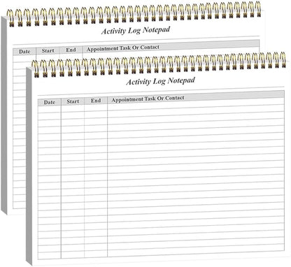 Activity Log Notepad by Getvow