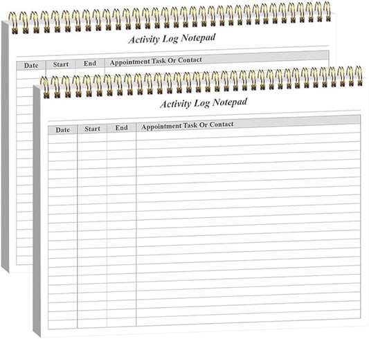 Activity Log Notepad by Getvow