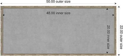 Amanti Art Silver Framed Magnetic Board 22x50 Oversize Vision Board - Image 2