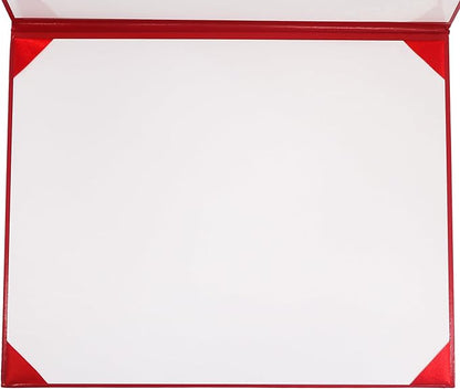 GraduationMall 11"x14" Imprinted Padded Diploma Cover Certificate Holder Red - Image 4