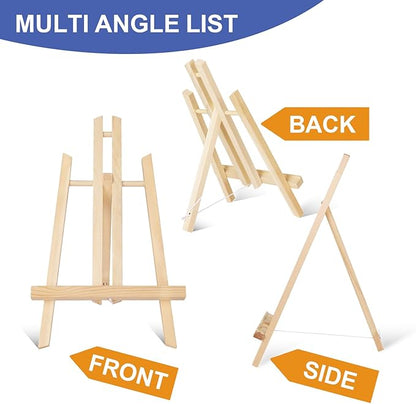 ESRICH 16Pack 11.8" Wood Easels, Tabletop Easel - Image 3