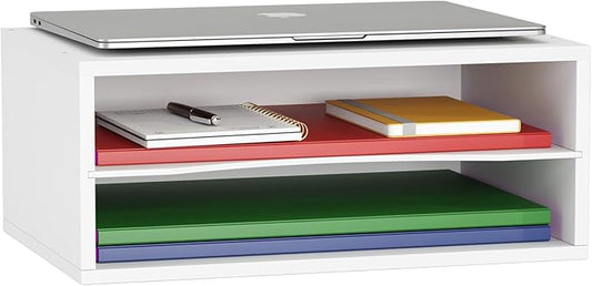 GDINDINFAN Wood Desktop Letter Tray File Organizer, Paper Storage Mail Sorter by GDINDINFAN