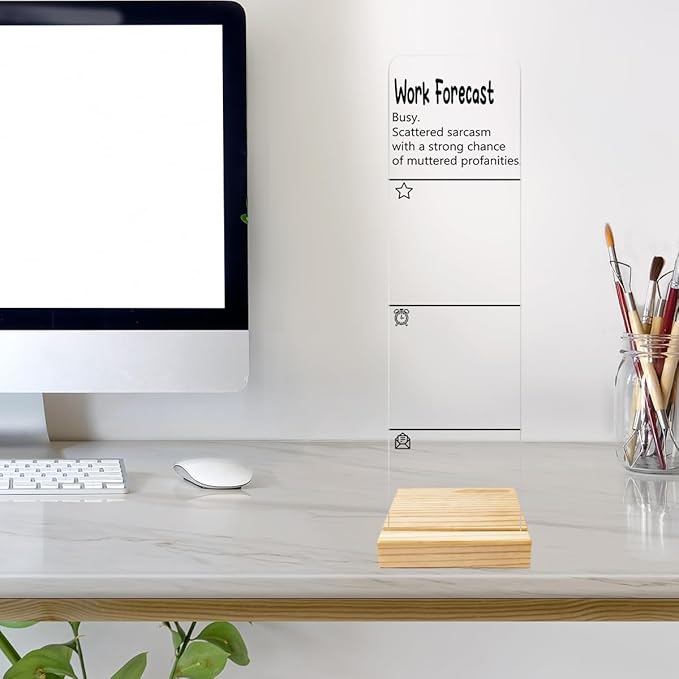 Monitor Memo Board Computer Monitor Memo Board Sarcasm Decor Acrylic - Image 3