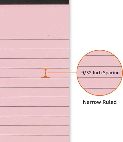 Amazon Basics Narrow Ruled 5-Inch by 8-Inch Lined Writing Note Pads - Image 3