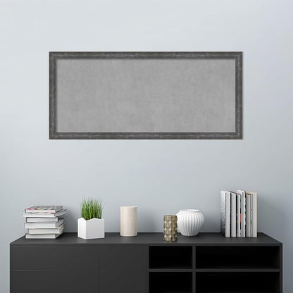 Amanti Art Grey Framed Magnetic Board 23x51 Oversize Vision Board - Image 5
