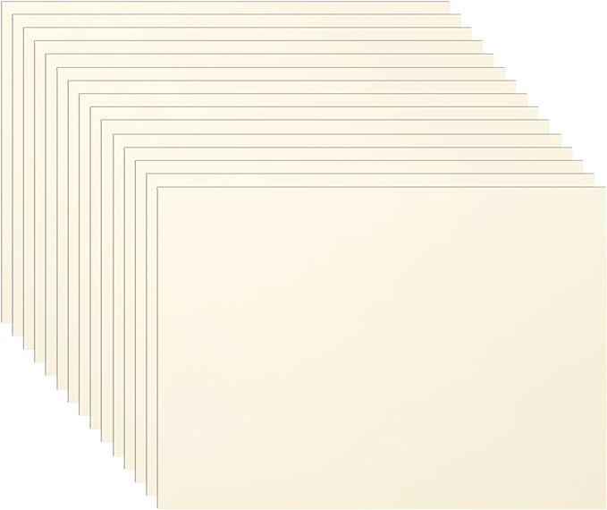 Guakicae 60 Sheets Cream Cardstock 5 x 7 Ivory Paper, 300gsm/110lb Heavyweight by Guakicae