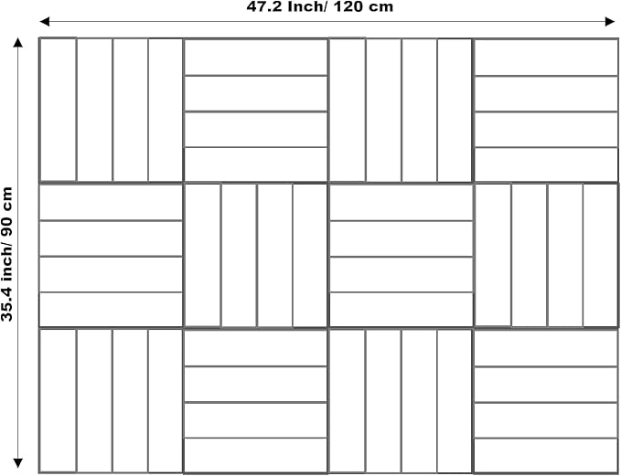 DECORITA White Felt Bulletin Board Tiles | Modern Cork Board Alternative | - Image 4