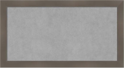 Amanti Art Grey Framed Magnetic Board 14x26 Small Vision Board by AmantiArt
