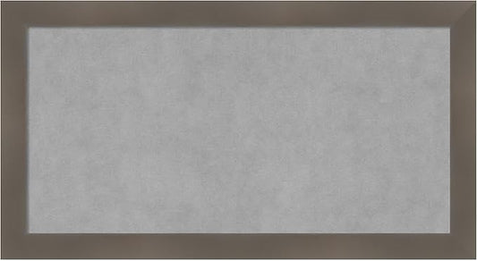 Amanti Art Grey Framed Magnetic Board 14x26 Small Vision Board by AmantiArt