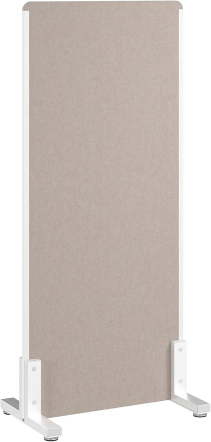 Bush Business Furniture 24W x 55H Freestanding Privacy Screen in Warm Beige by BushBusinessFurniture