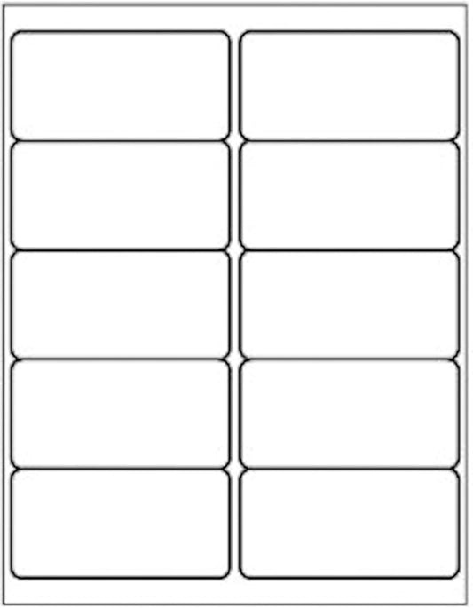 BESTEASY 2x4 Shipping Labels, FBA 10 Up Address mailing Labels, 100 Sheets by BESTEASYLABELPRINTER