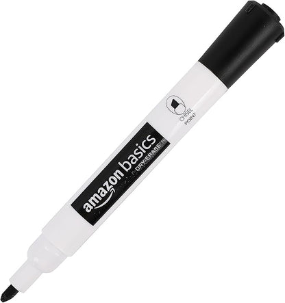Amazon Basics 12-Pack Low-Odor Chisel Tip Dry Erase Whiteboard Markers - Image 2