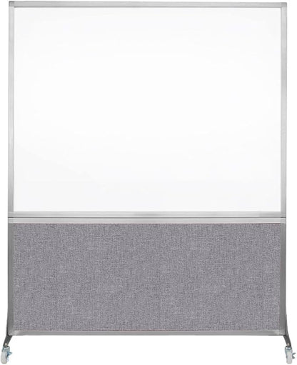 DivideWrite Mobile Whiteboard | Double Sided Dry Erase Board | Portable Office by VERSARE