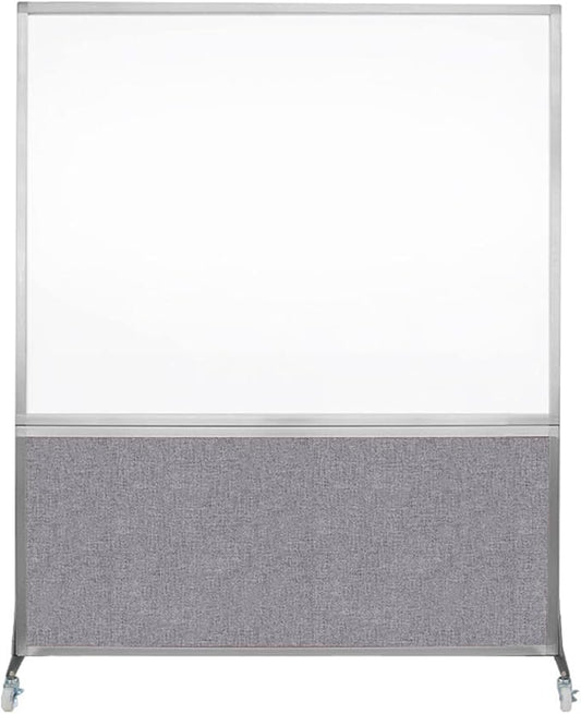 DivideWrite Mobile Whiteboard | Double Sided Dry Erase Board | Portable Office by VERSARE
