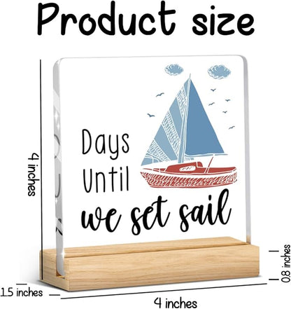 Funny Retirement Holiday Countdown Decorations, Funny Travel Vacation Countdown - Image 3