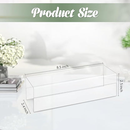 20 Pieces 2.25 Inch Cubicle Name Plate Holders Cubicle Name Tags Clear Cubicle - Image 2