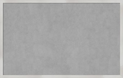Amanti Art Silver Framed Magnetic Board 21x33 Large Vision Board by AmantiArt
