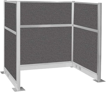 Versare Pre-Configured Hush Panel Electric Cubicle | Workstation Divider Walls by VERSARE