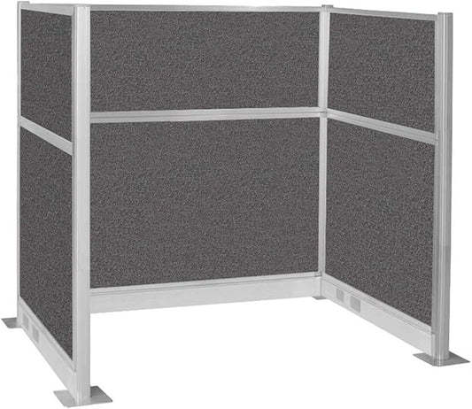 Versare Pre-Configured Hush Panel Electric Cubicle | Workstation Divider Walls by VERSARE