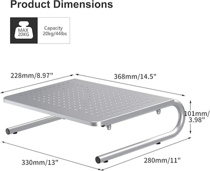 suptek Monitor Stand Riser, Computer Monitor Laptop Stand Riser - Image 5