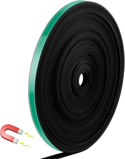 AmazingSpark Magnetic Tape Roll Thin Strips, 0.39 Inch x 66 Feet Magnetic Board by Unknown