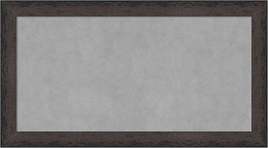 Amanti Art Black Framed Magnetic Board 15x27 Small Vision Board by AmantiArt