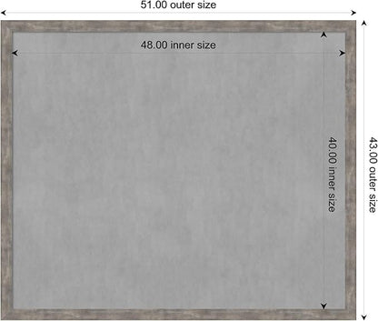 Amanti Art Silver Framed Magnetic Board 43x51 Oversize Vision Board - Image 4