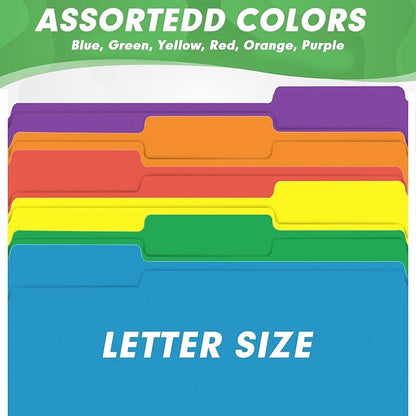 File Folder, HERKKA 30 Pack 1/3 Cut Tab File Folders, Colored File Folders - Image 5