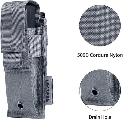 EXCELLENT ELITE SPANKER Molle Single/Double Pistol Mag Pouch Tactical Magazine - Image 3