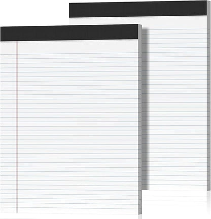 2 Pack Legal Pads 8.5 x 11 College Ruled Note Pads 8.5 x 11 Notepads 8.5 x 11 by Nichela