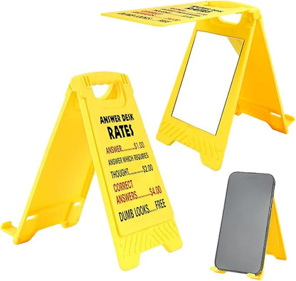 Funny Office Desk Accessories, Office Cubicle Decor, Answer Decor, Phone Holder by Decohim