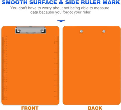 HERKKA 15 Pack Plastic Clipboards, A4 Letter Size, 12.5 x 9 Inch - Image 4