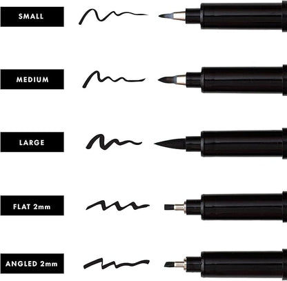 Craft 'n' Beyond Calligraphy Brush Pens Pack of 5 Markers - Image 5