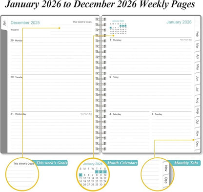 2026 Planner - Planner 2026 from January 2026 - December 2026, Weekly & Monthly - Image 3