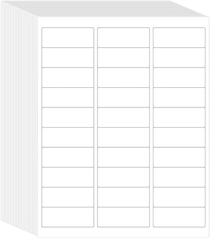 L LIKED Printable Address Labels, 15000 Labels, 30 per Sheet, Blank Mailing by LLIKED