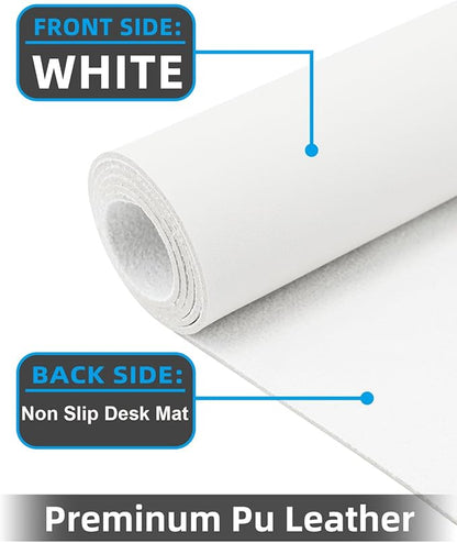 Extra Large Desk pad, Leather Desk Pad Protector, Office Desk Mat, Mouse Pad - Image 2