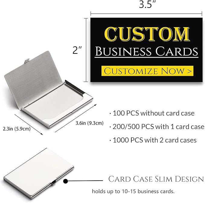 Custom Business Cards Personalized Business Card - Image 3