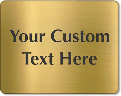 SmartSign Custom Brass Sign - Image 6
