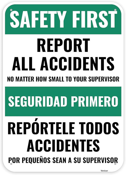 1PC Safety Sign, 14 x 10 Inches by Venicor