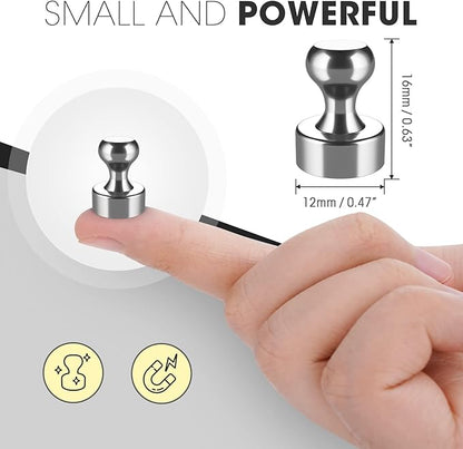Grtard 24 Pack Magnetic Push Pins, Fridge Magnets - Image 2