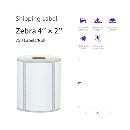 AveneMark 12 Rolls 4" x 2" Direct Thermal Labels - Image 2