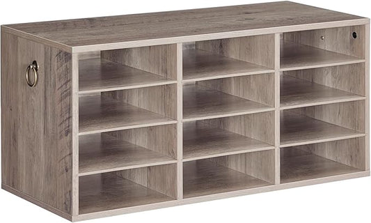 HOOBRO Countertop Mail Sorter Organizer, Wooden Literature Organizer, Student by HOOBRO