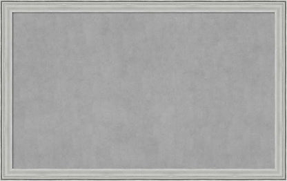 Amanti Art Silver Framed Magnetic Board 27x43 Large Vision Board by AmantiArt