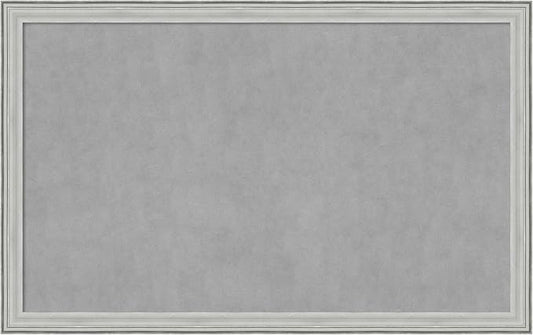 Amanti Art Silver Framed Magnetic Board 27x43 Large Vision Board by AmantiArt