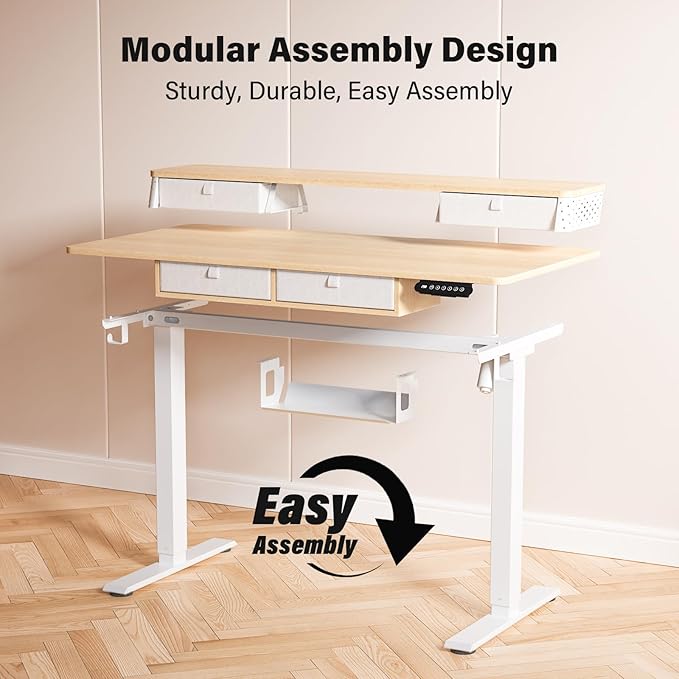 Kingant 55 x 24 Inch Electric Standing Desk - Image 8