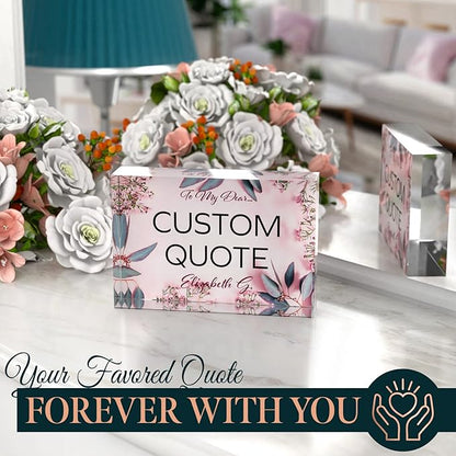 Custom Acrylic Sign Personalized, Custom Desk Name Plate, 18 Styles, - Image 6