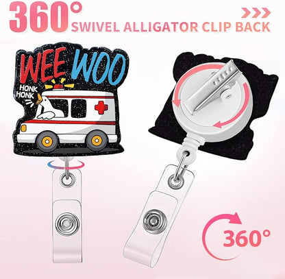 Aoryalps Wee WOO Retractable Badge Reel Holder Retractable - Image 4