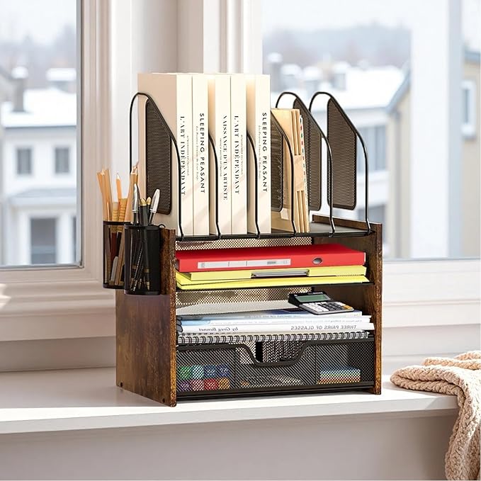 Boershun Wood Desk Organizer - Image 7