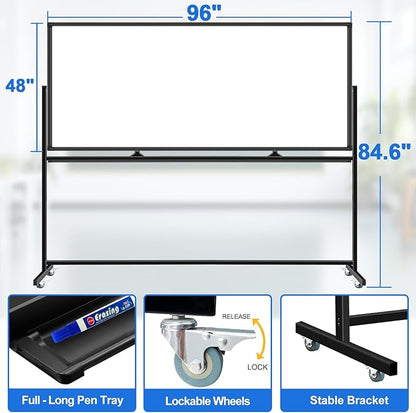 Max-officoo 4'x8' Large Dry Erase White Board - Image 4